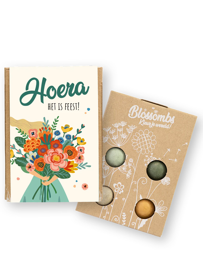 Blossombs gift box mini - Hoera het is feest