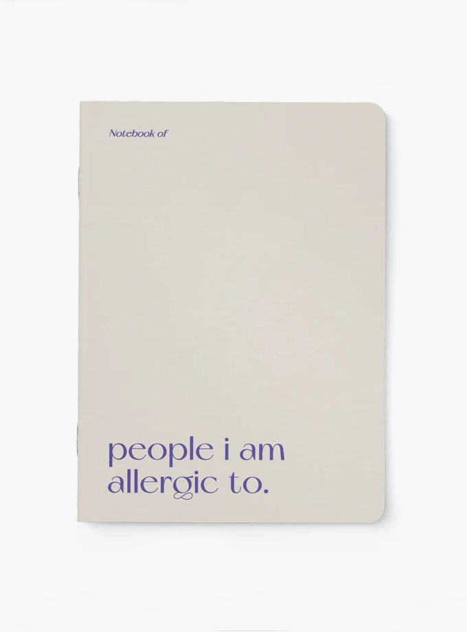 typealive-notebook-people-i-am-allergic-to