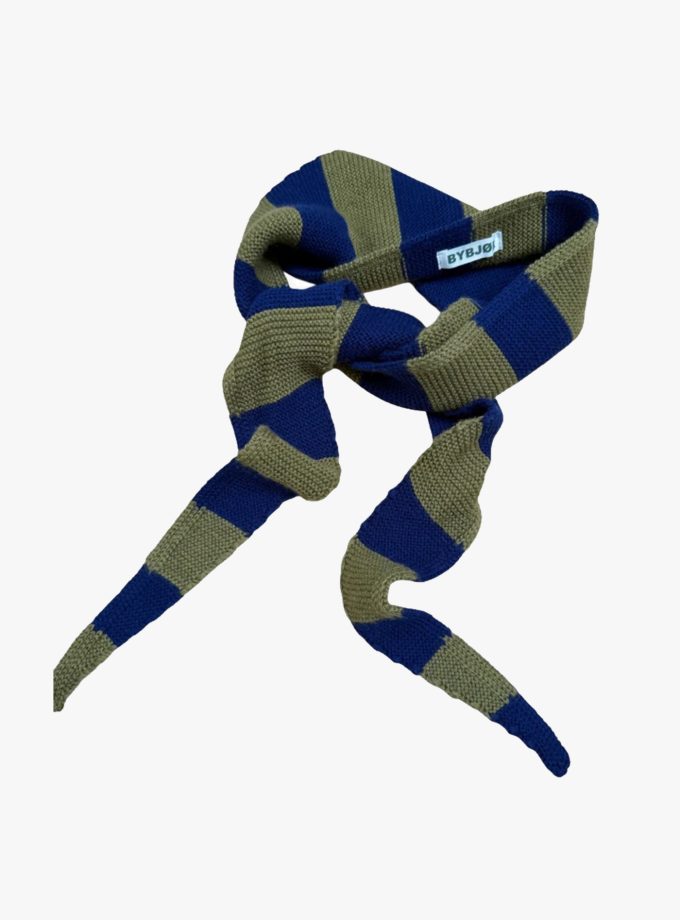 by-bjor-wollen-mini-sjaal-olijf-donkerblauw