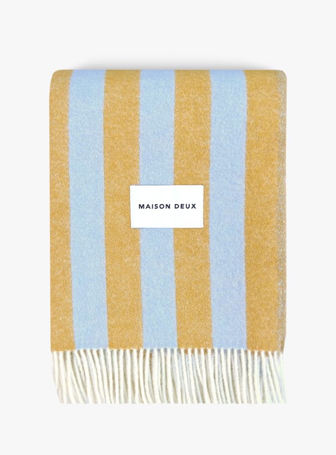 maison-deux-wollen-deken-candy-wrap-blue-honey