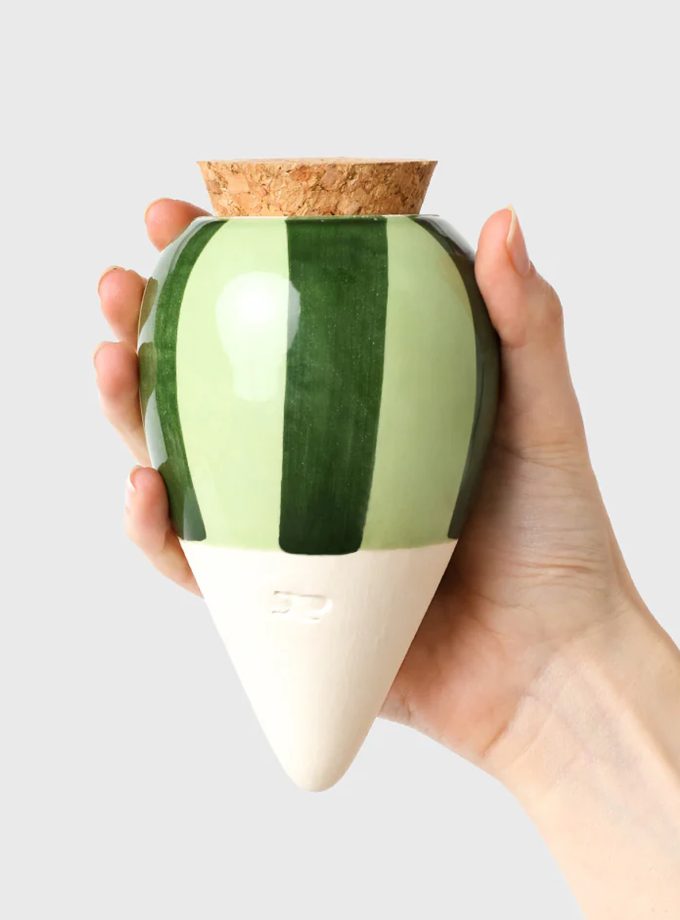 pepin olla waterdruppelaar gestreept groen