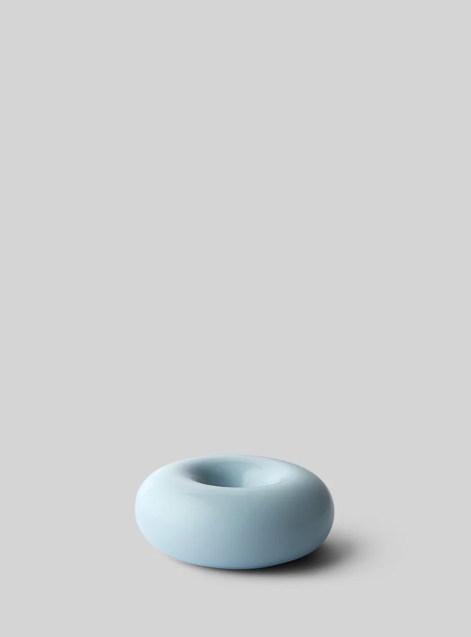 studio about bob candle holder small blue