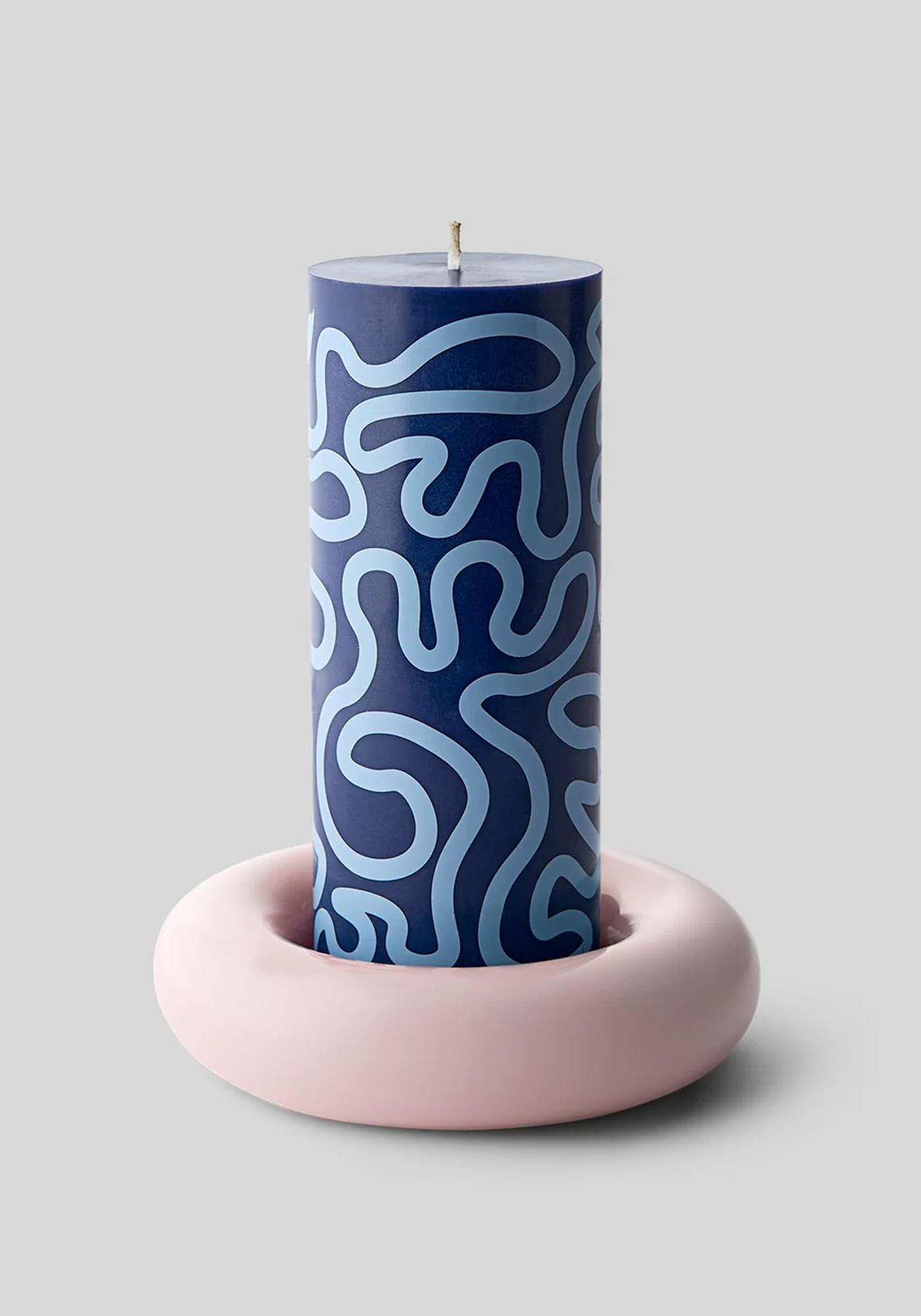 Bob kandelaar roze large - Afbeelding 2
