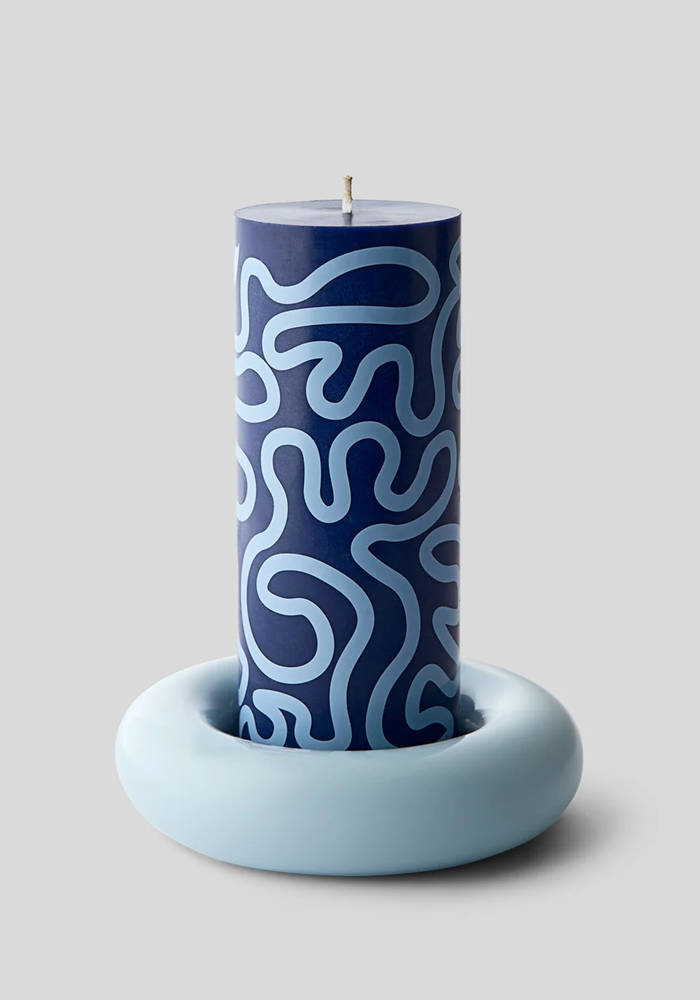 Stompkaars donkerblauw/lichtblauw - Afbeelding 2