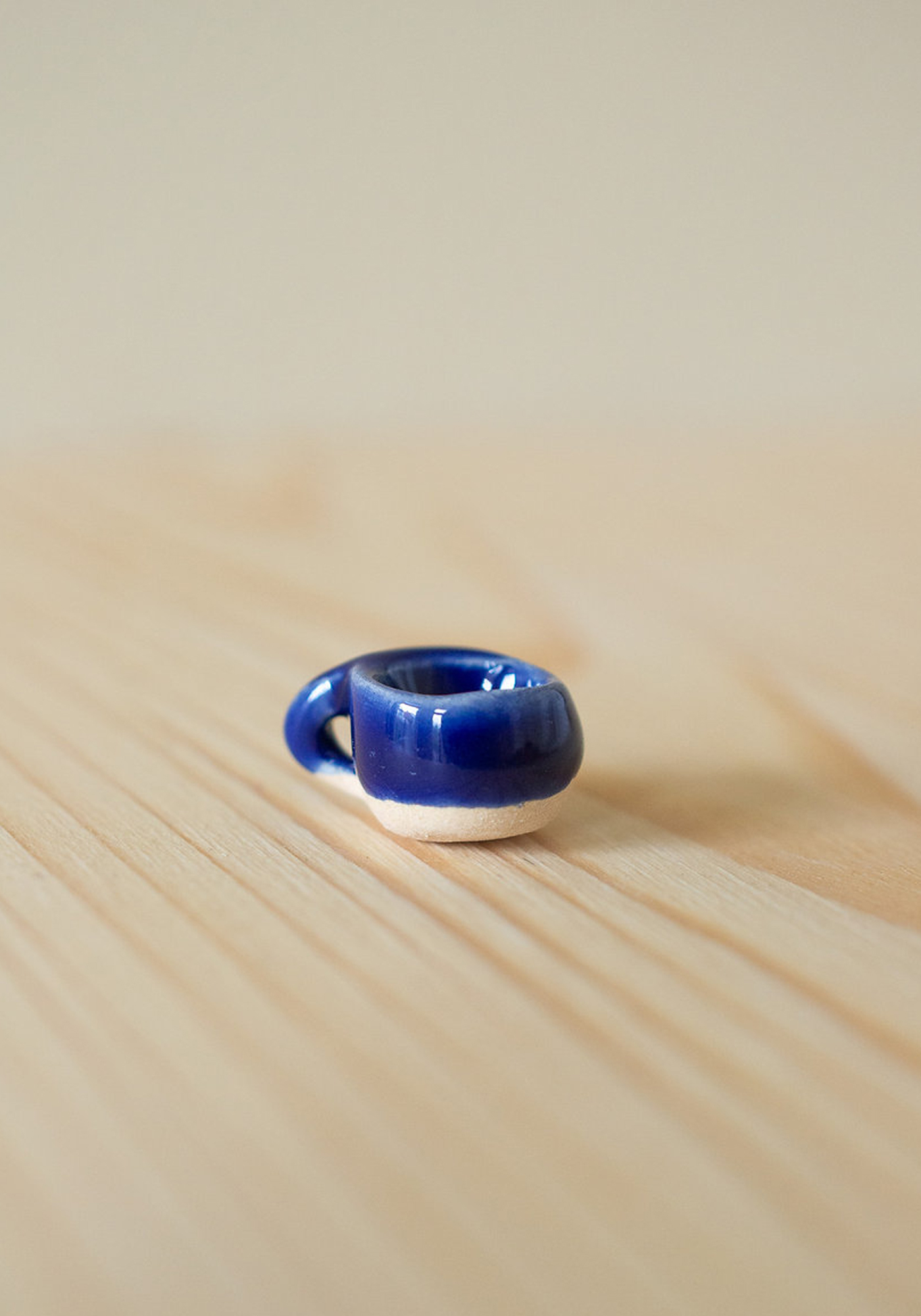 studio lotte swart minimokje cobalt blauw