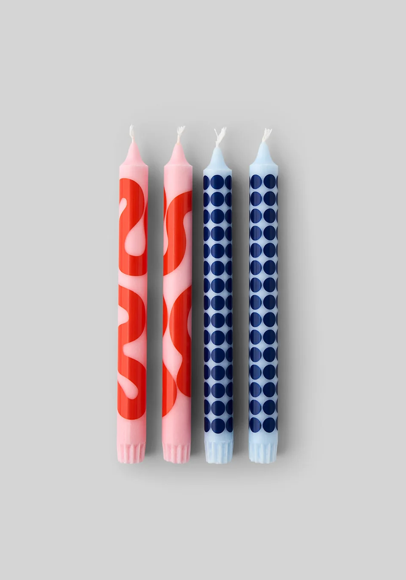 Studio About kaarsenset rose lichtblauw