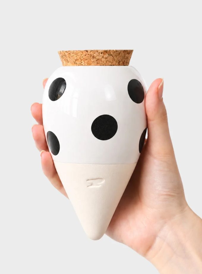 Pepin-olla-wit-zwart-stippen