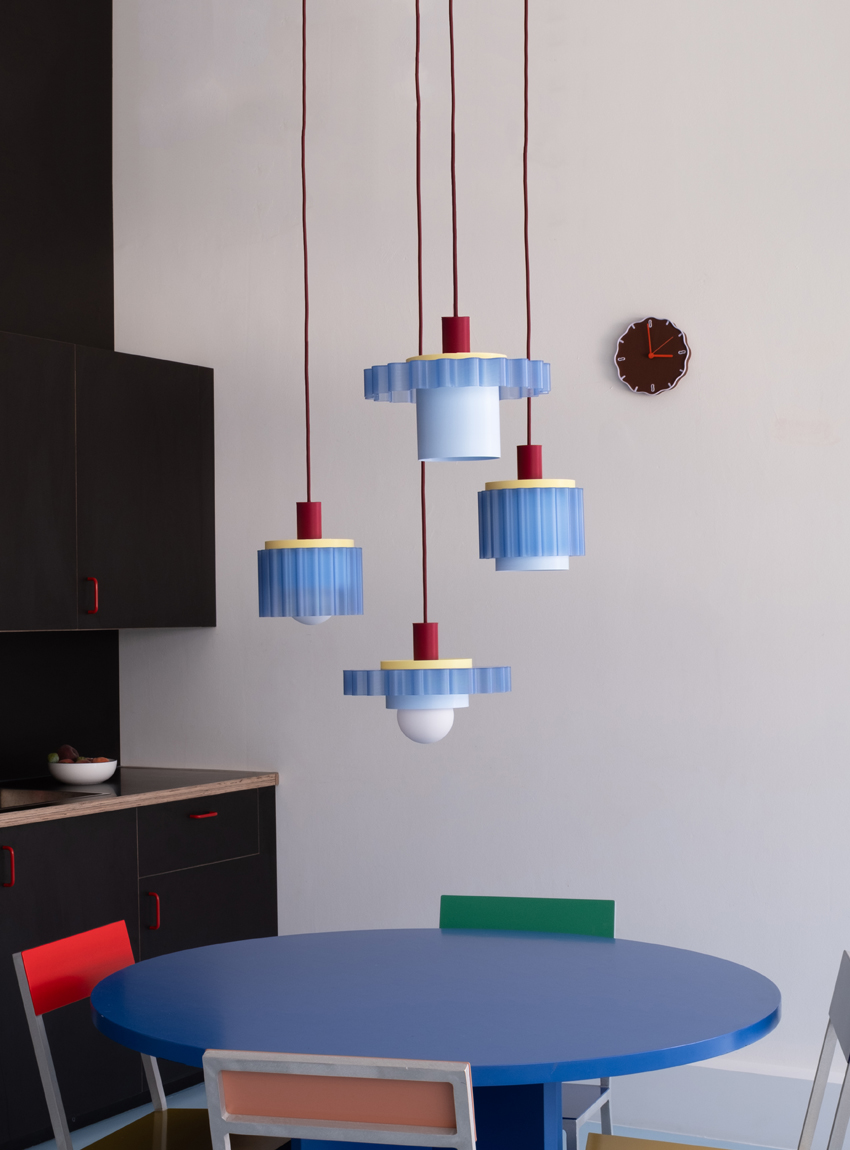 Gigi no 4 lamp (blauw) - Afbeelding 2