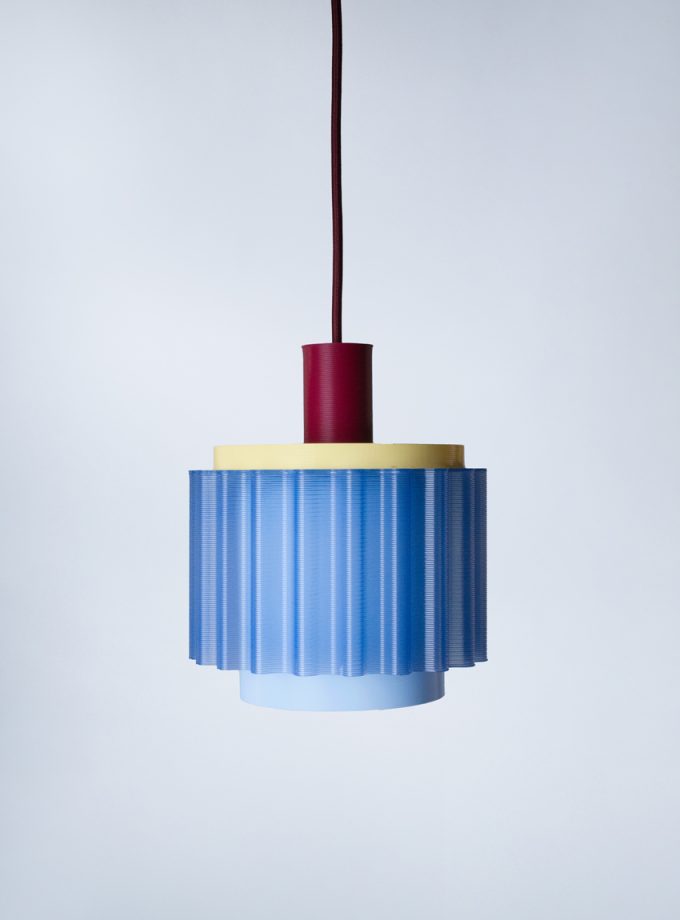 warren & laetitita gigi no 4 lamp blauw